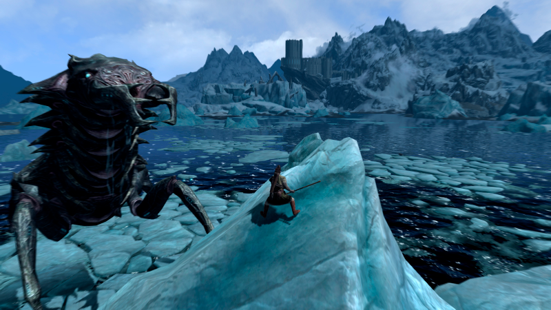 Illustration for article titled Skyrim Gets Giant Monsters Courtesy Of Fantastic Mod